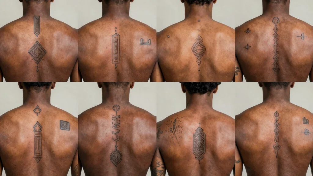 15 Small Back Tattoo Ideas for Black Men