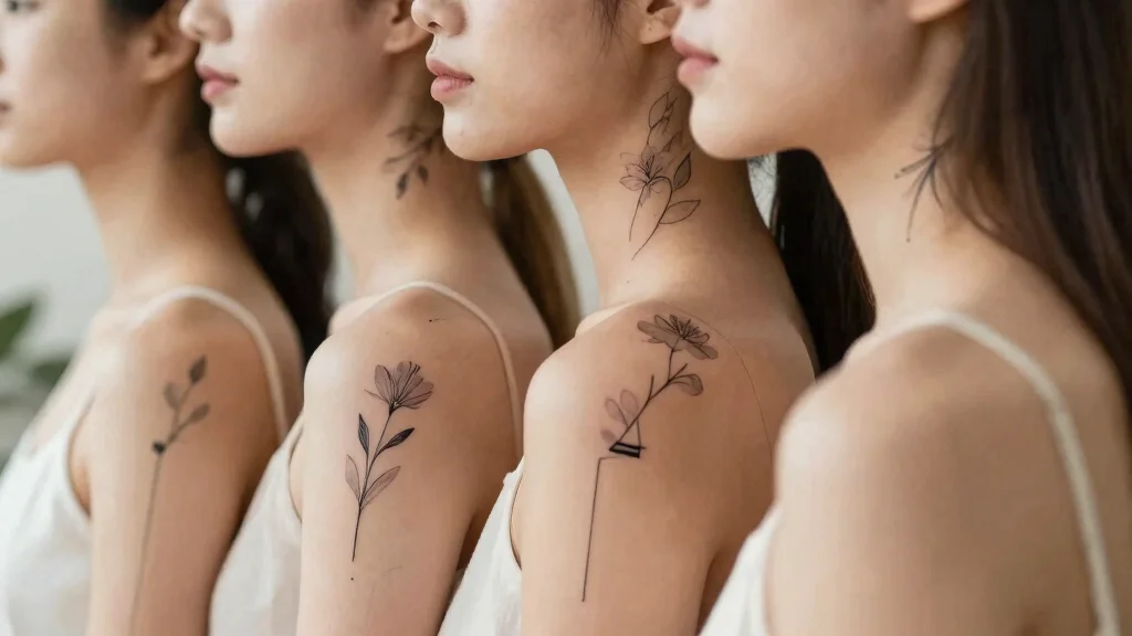 15 Stunning Minimalist Side Neck Cover Up Tattoo Ideas for Women