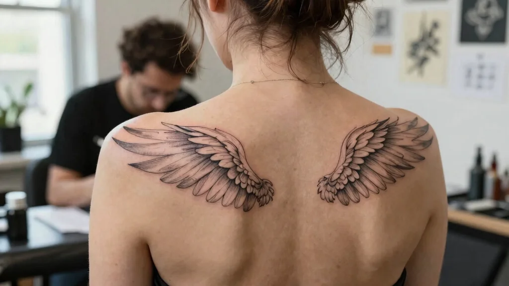 18 Back Wing Tattoo Ideas That Make a Powerful Statement