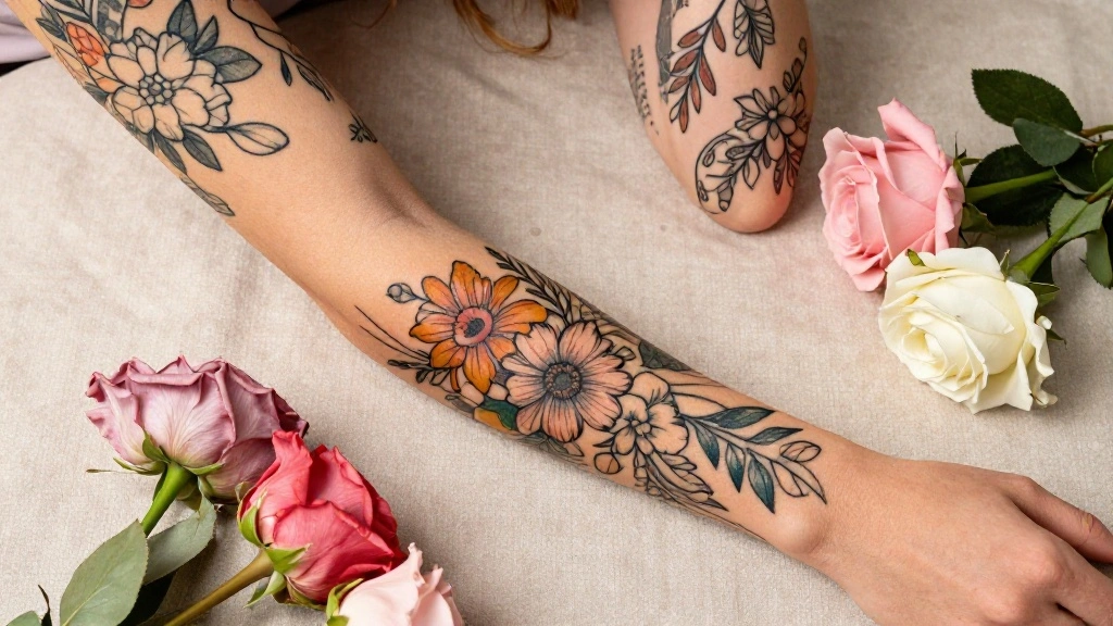 18 Floral Arm Tattoo Ideas: Simple Designs with Deep Meanings