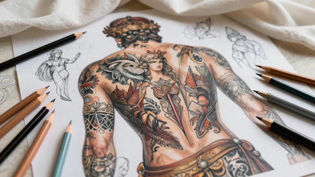 18 Greek Mythology Back Tattoo Ideas with Meaning