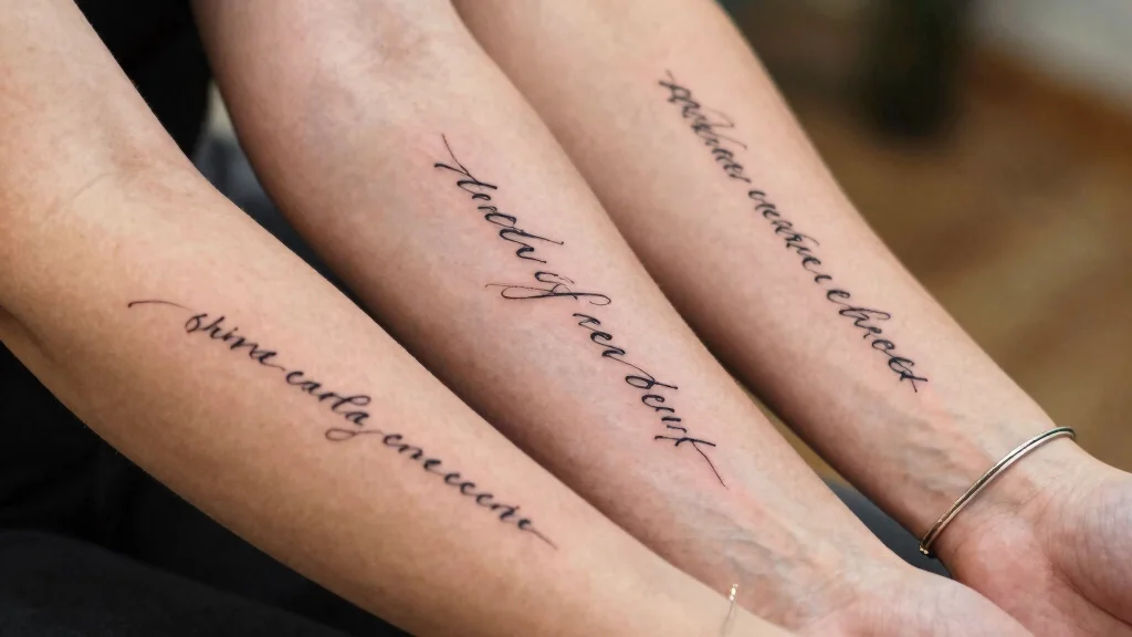 18 Inspirational Quote Arm Tattoos for Women