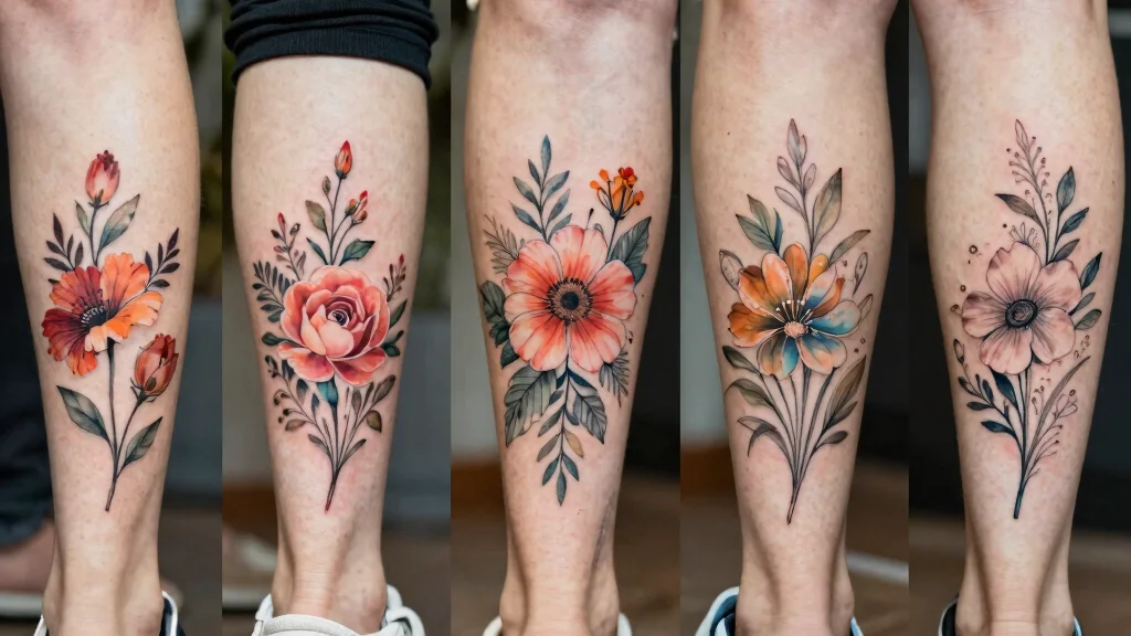 18 Leg Tattoo Ideas for Women: Elegant & Feminine Designs