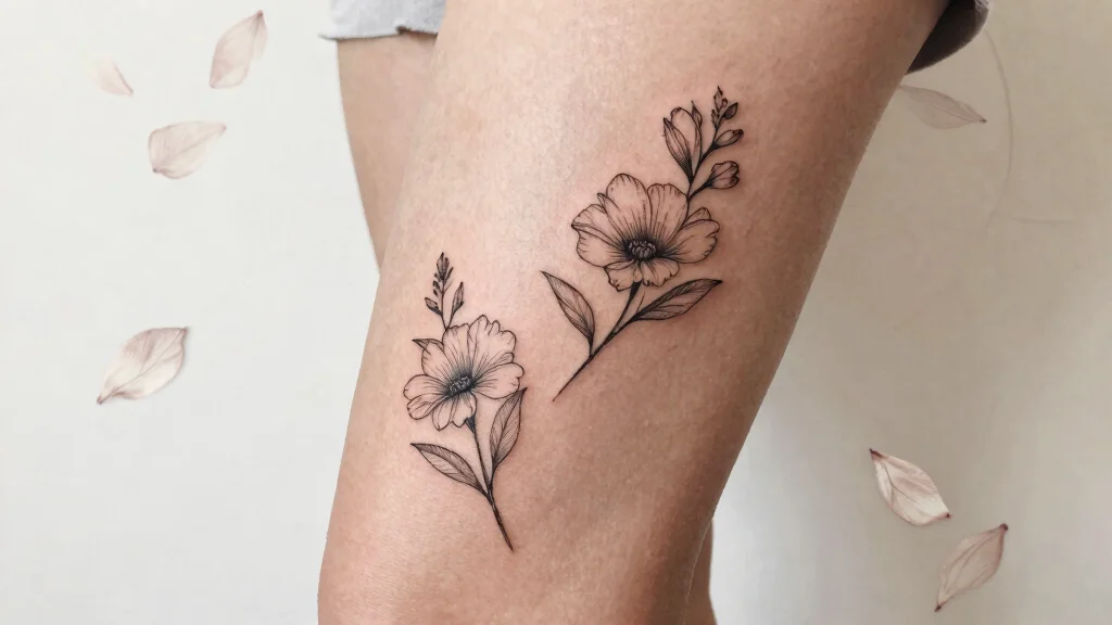 18 Small Tattoo Ideas for the Leg You'll Love