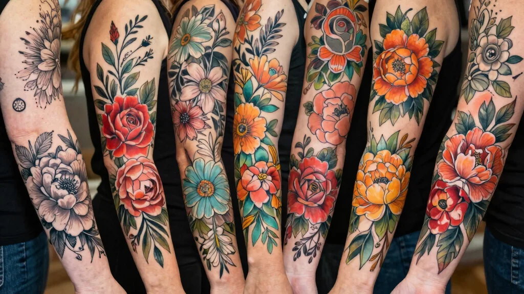 20 Arm Sleeve Tattoo Ideas for Women: Floral and Nature-Inspired Designs