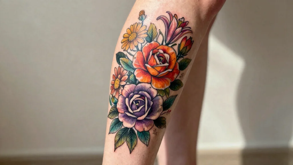 20 Full Leg Tattoo Ideas for Women: Floral Body Art Inspiration